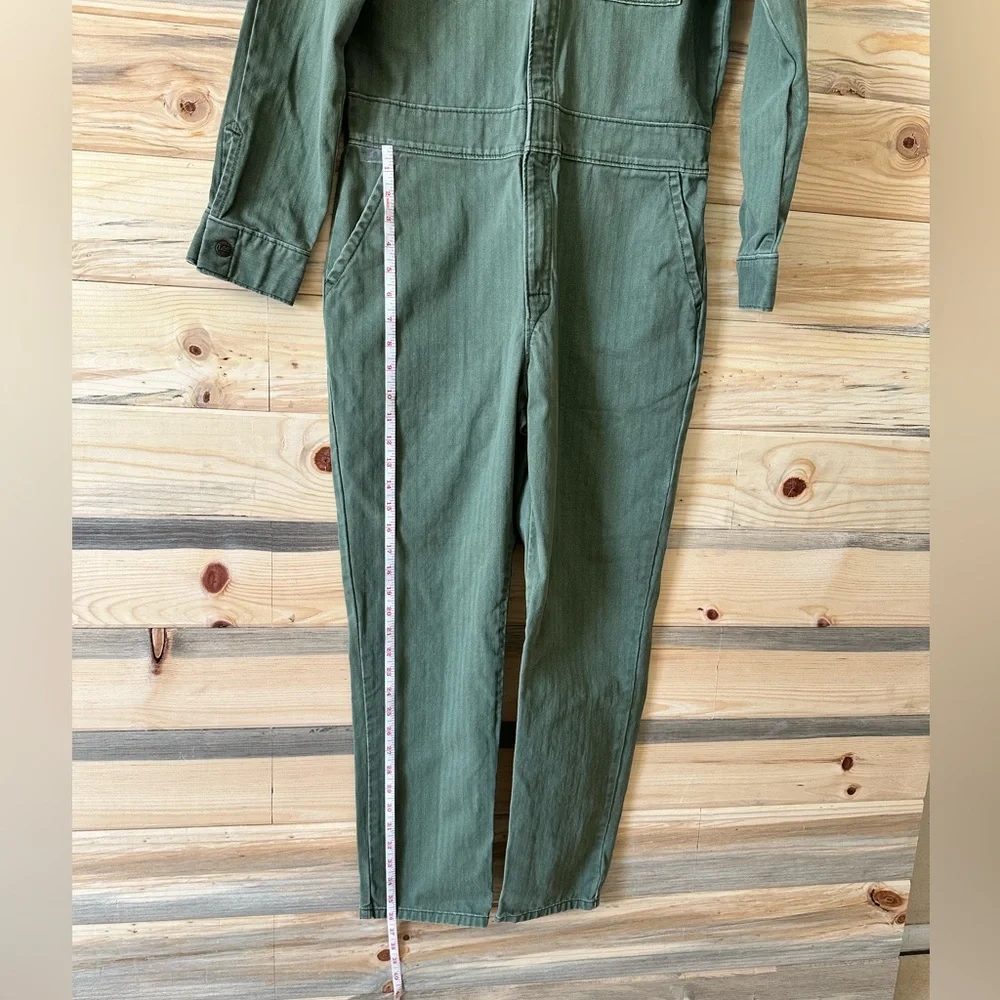 Lee vintage striped fitted Unionnalls from Free People Olive Green Jumpsuit